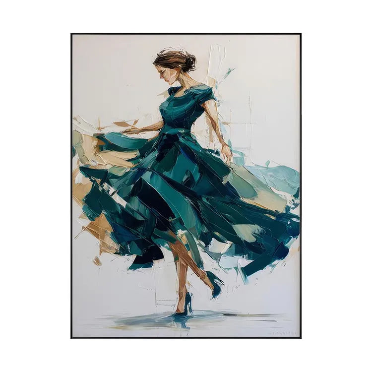 Ethereal Flight in Emerald #CDFB00410