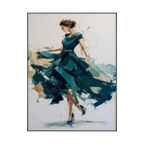 Ethereal Flight in Emerald #CDFB00410