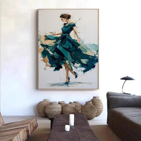 Ethereal Flight in Emerald #CDFB00410