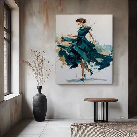 Ethereal Flight in Emerald #CDFB00410