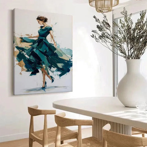 Ethereal Flight in Emerald #CDFB00410