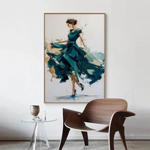 Ethereal Flight in Emerald #CDFB00410