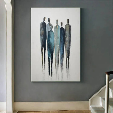 Serene Procession in Blue and Gold #CDFB00418