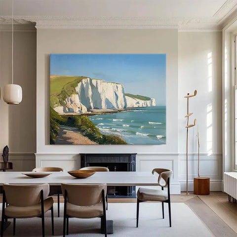 Cliffside Serenity by the Turquoise Sea #CDFB00455