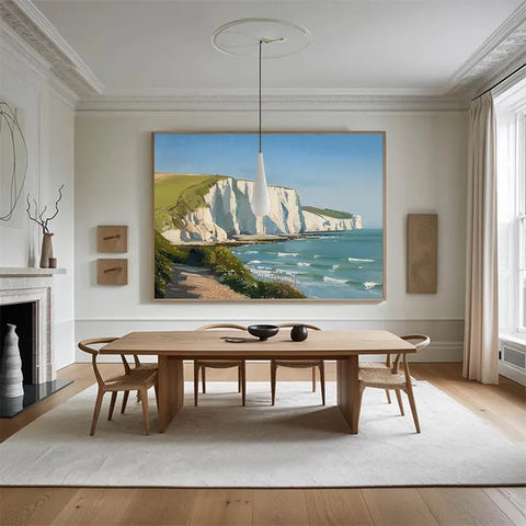 Cliffside Serenity by the Turquoise Sea #CDFB00455