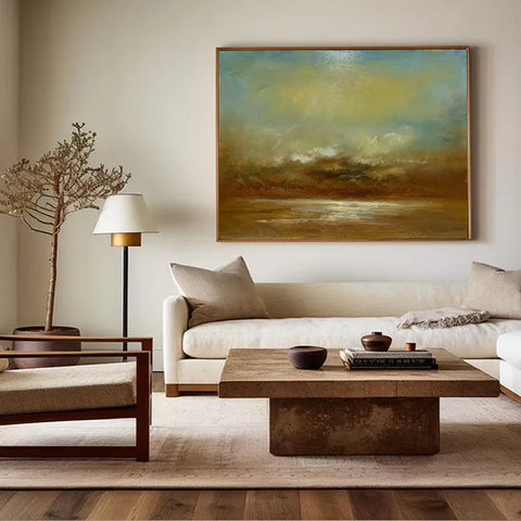 Tranquil Waters in Amber Hues #CDFB00495