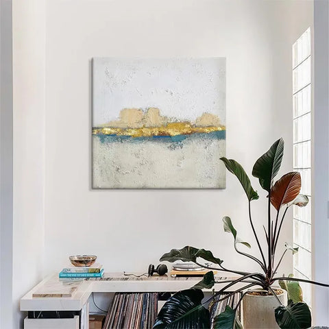 Tranquil Depths of Blue and Gold #CDFB00513