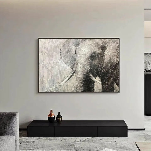 Serene Gaze of the Elephant #CDFB00583