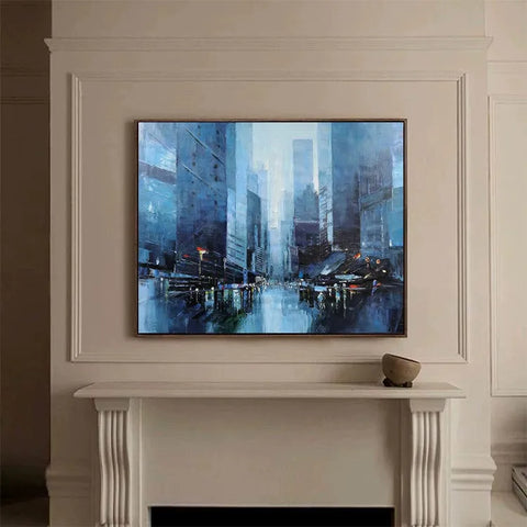 Serene Reflection of the Blue City #CDFB00603