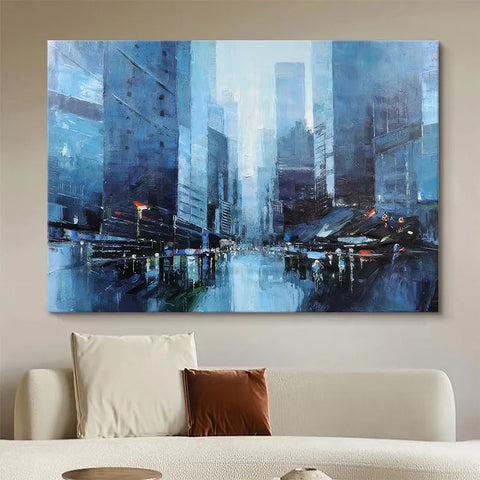 Serene Reflection of the Blue City #CDFB00603