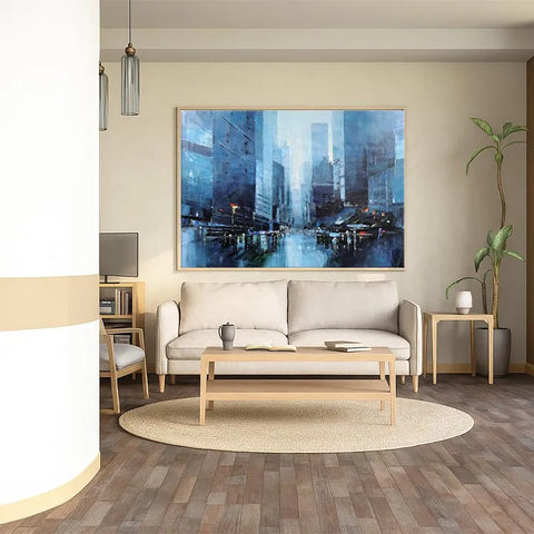 Serene Reflection of the Blue City #CDFB00603