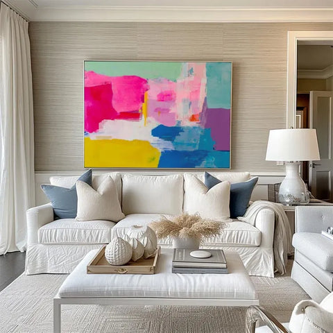 Vibrant Chaos of Colors #CDFB00658