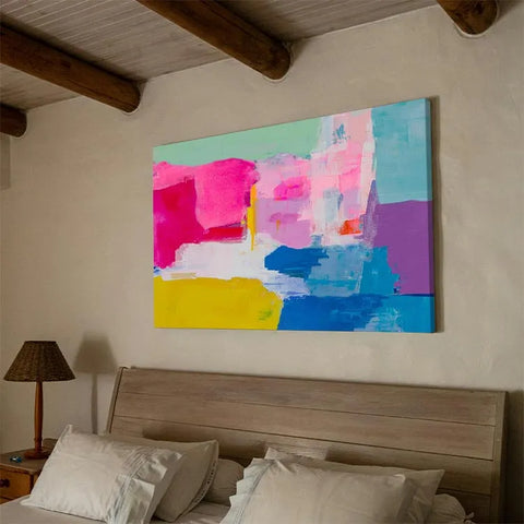 Vibrant Chaos of Colors #CDFB00658