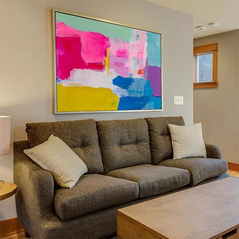 Vibrant Chaos of Colors #CDFB00658