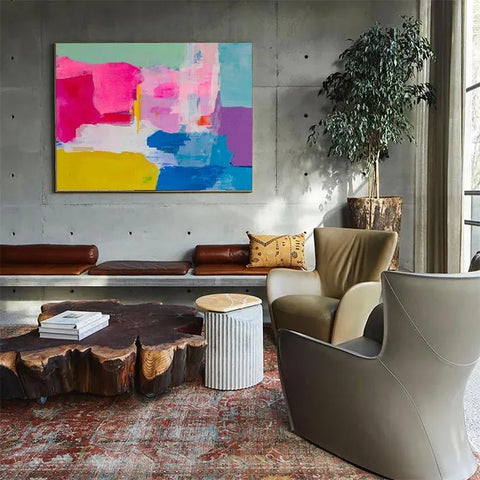 Vibrant Chaos of Colors #CDFB00658