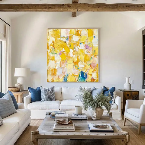 Vibrant Chaos in Yellow #CDFB00674