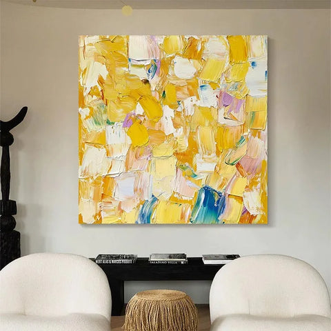 Vibrant Chaos in Yellow #CDFB00674