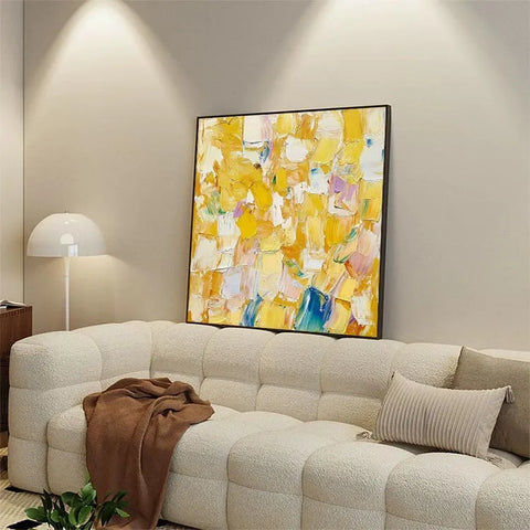 Vibrant Chaos in Yellow #CDFB00674