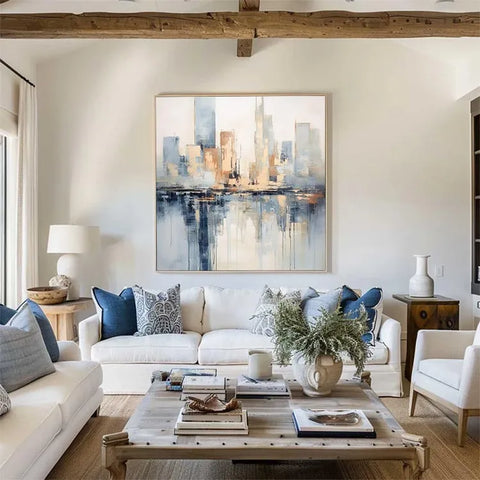 Serene Skyline Reflections #CDFB00675