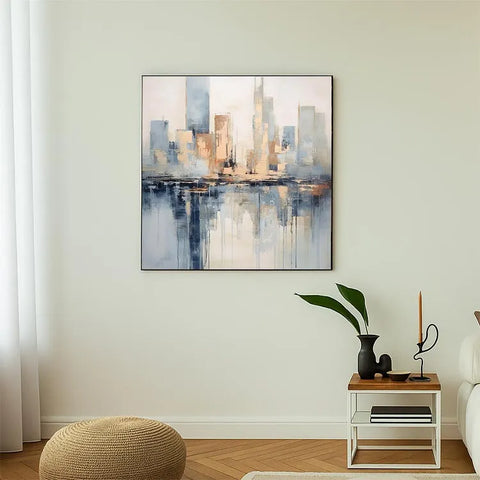 Serene Skyline Reflections #CDFB00675