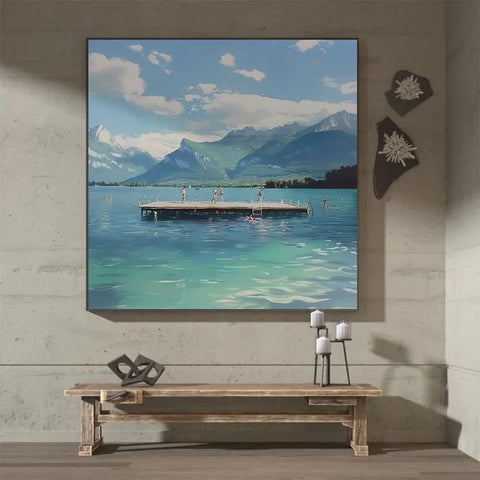 Serenity by the Turquoise Pier #CDFB00708