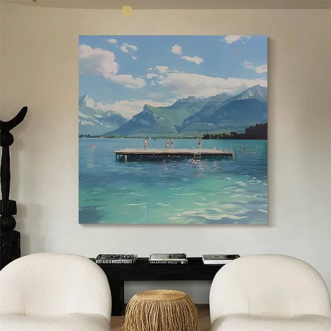 Serenity by the Turquoise Pier #CDFB00708