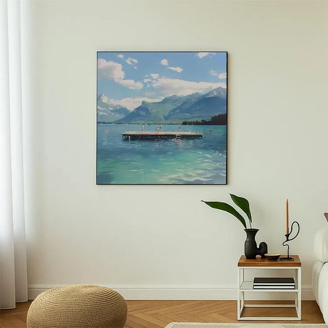 Serenity by the Turquoise Pier #CDFB00708