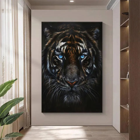 Azure Gaze of the Striped Sovereign #CDFB00734