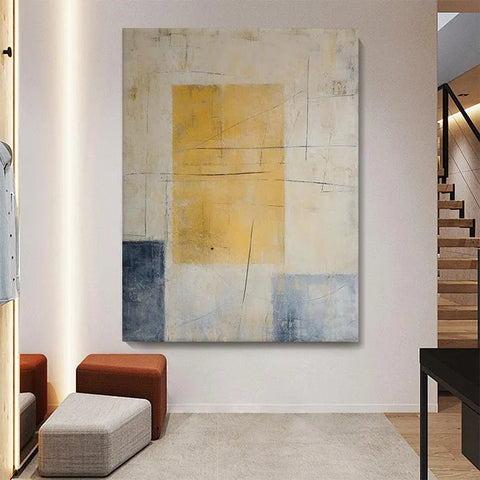 Azure Grids in Beige #CDFB00744