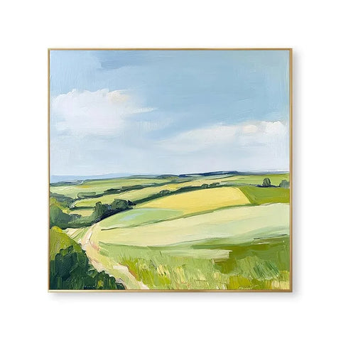 Serene Fields of Gold and Green #CDFB00753