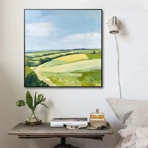 Serene Fields of Gold and Green #CDFB00753