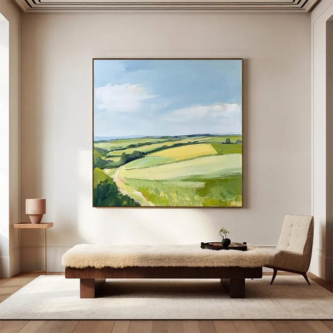 Serene Fields of Gold and Green #CDFB00753