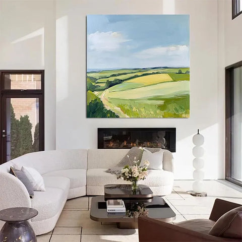 Serene Fields of Gold and Green #CDFB00753