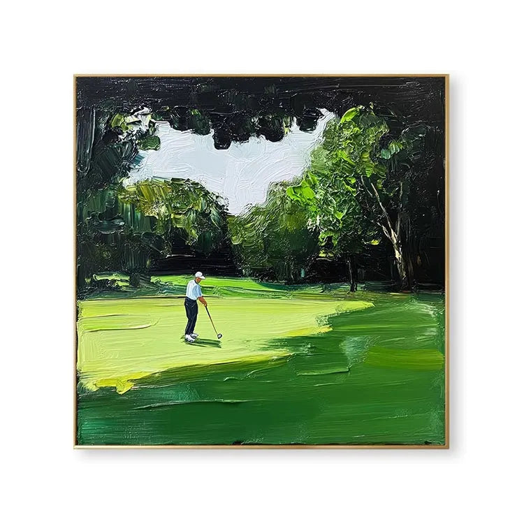 Serene Golfer in Blue #CDFB00756