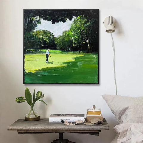 Serene Golfer in Blue #CDFB00756