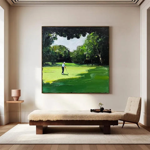 Serene Golfer in Blue #CDFB00756