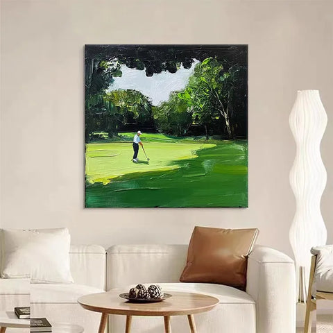 Serene Golfer in Blue #CDFB00756