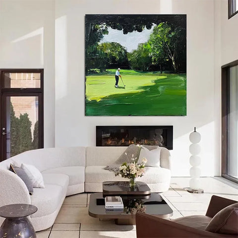 Serene Golfer in Blue #CDFB00756