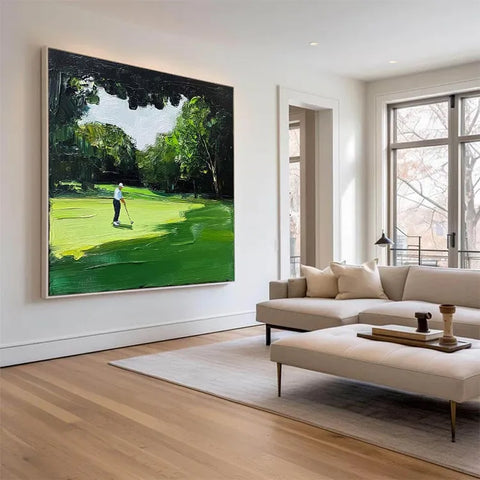 Serene Golfer in Blue #CDFB00756