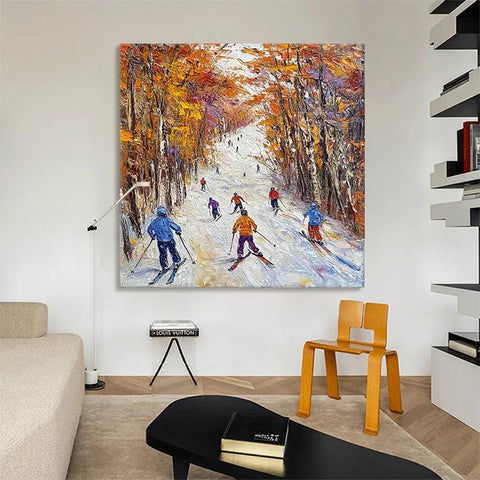 Autumn Ski Serenity #CDFB00760