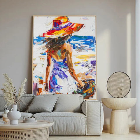 Whimsical Winds of Orange and Blue #CDFB00771