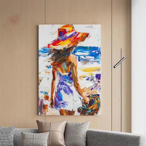 Whimsical Winds of Orange and Blue #CDFB00771