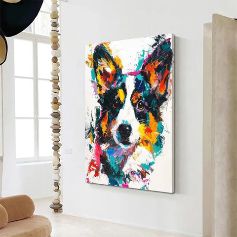 Colorful Chaos Corgi #CDFB00772