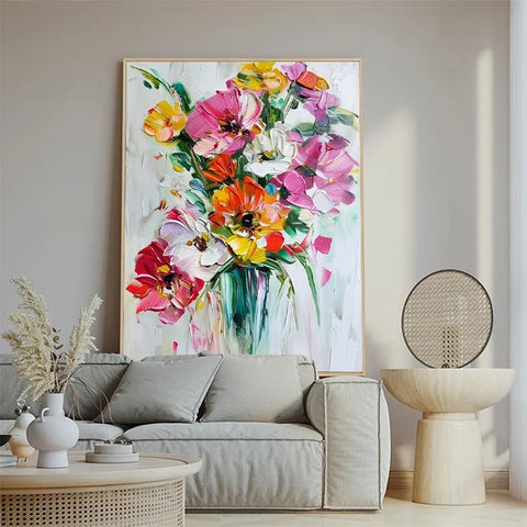 Vibrant Blossoms in Glass #CDFB00776