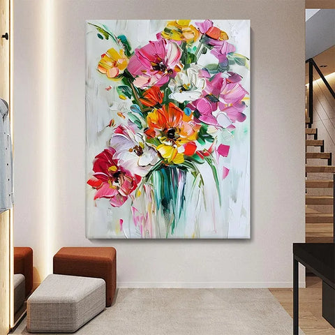 Vibrant Blossoms in Glass #CDFB00776