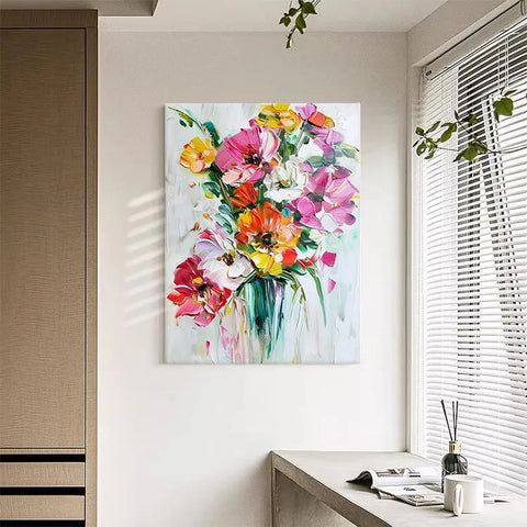 Vibrant Blossoms in Glass #CDFB00776