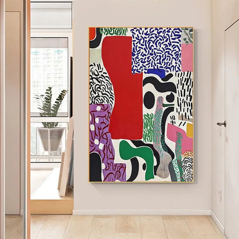 Crimson Geometry in Motion #CDFB00793