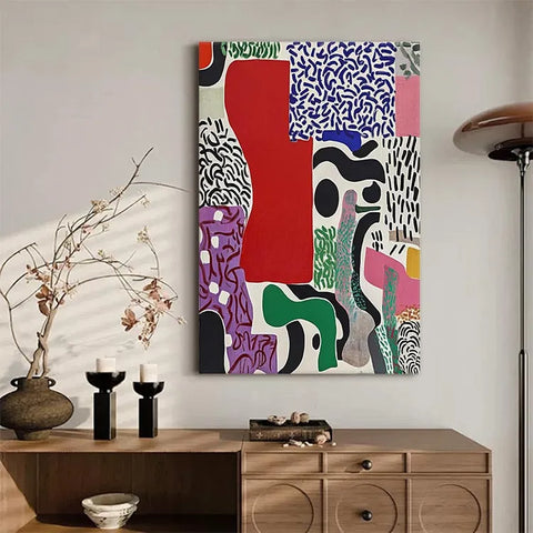 Crimson Geometry in Motion #CDFB00793