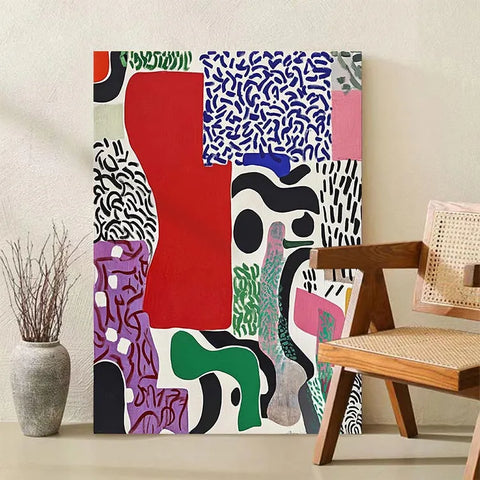 Crimson Geometry in Motion #CDFB00793