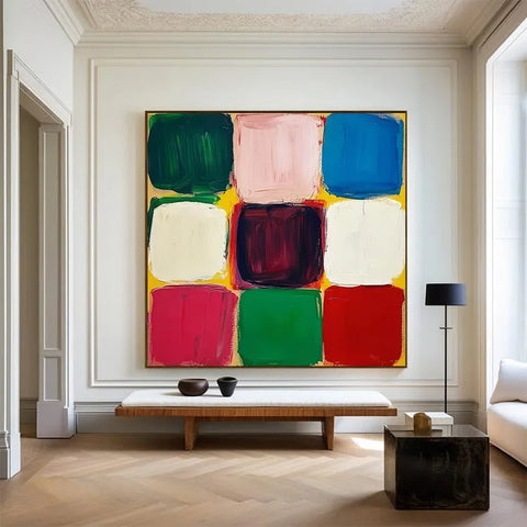 Vibrant Grid Harmony #CDFB00800